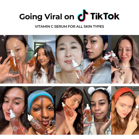 Natural Vitamin C Face Serum - Fades Spots, Smoothes Skin