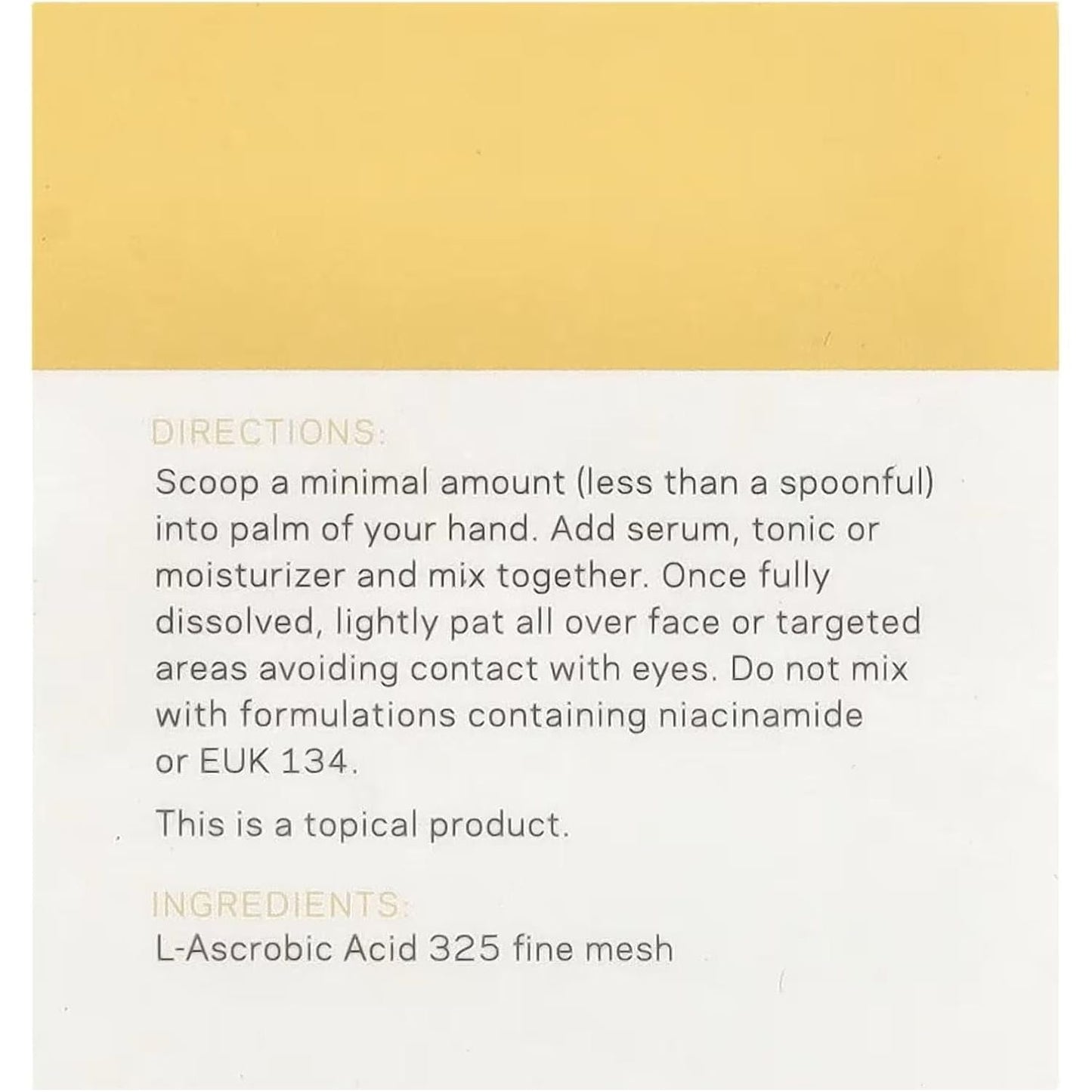 Natural Vitamin C Face Powder for Brightening & Anti Aging