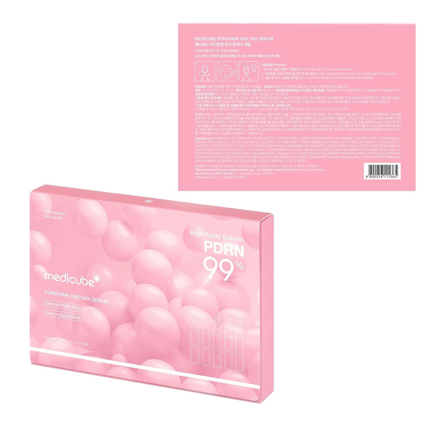 Pure Salmon PDRN 99% Face Serum for Glow & Firming