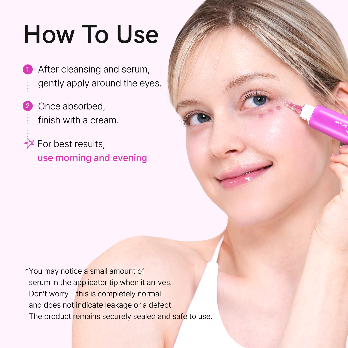 Anti Aging Eye Serum 30ml - Hydrating Lifting Radiance
