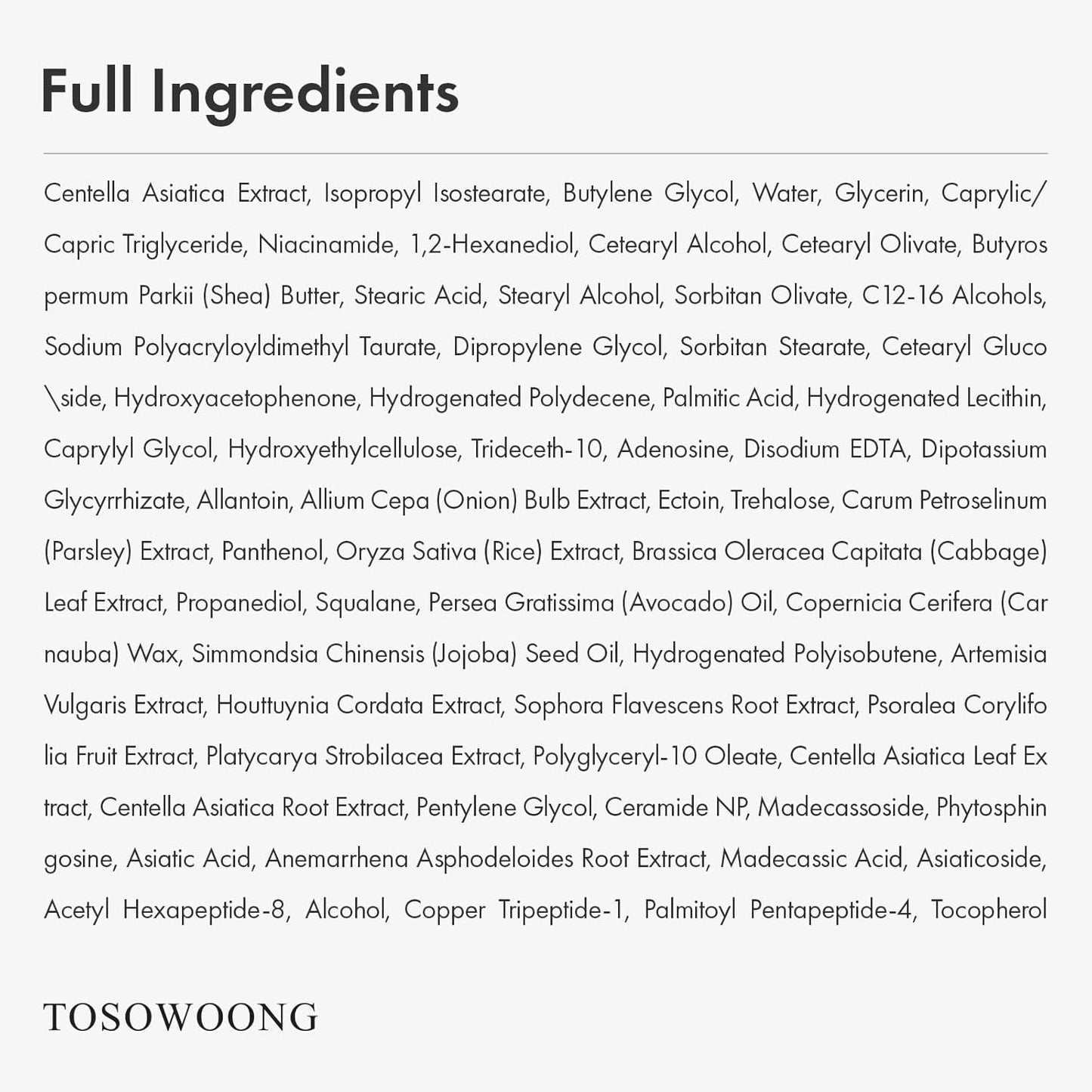 Soothing Cica Face Cream 100ml - Calming Redness Relief Moisturizer