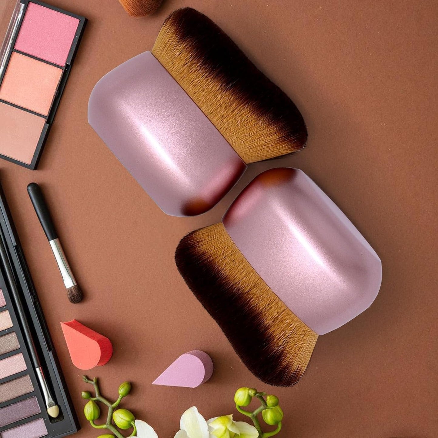 Big Fluffy Makeup Brush 75mm Wide Soft Kabuki Brush