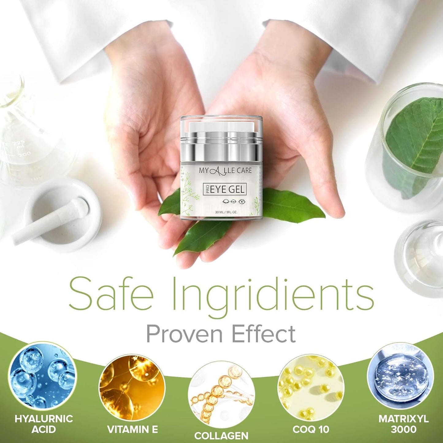Anti Aging Eye Gel - 30ml | Reduces Puffiness & Dark Circles