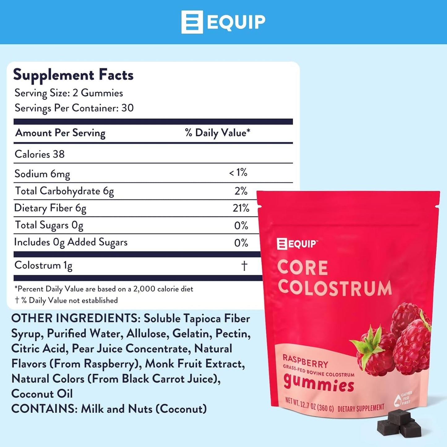 Natural Gut Health Gummies with Colostrum