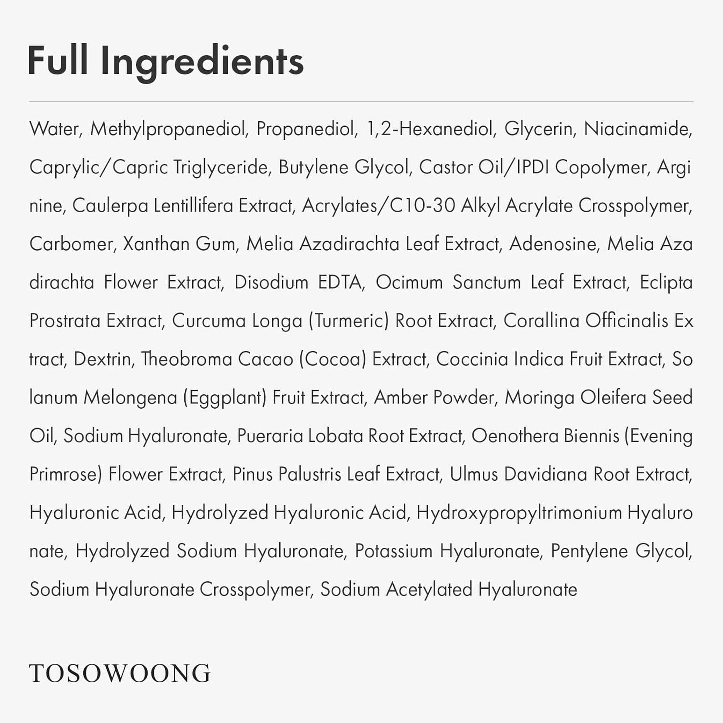 TOSOWOONG Pore Refining Hydrating Serum 33ml