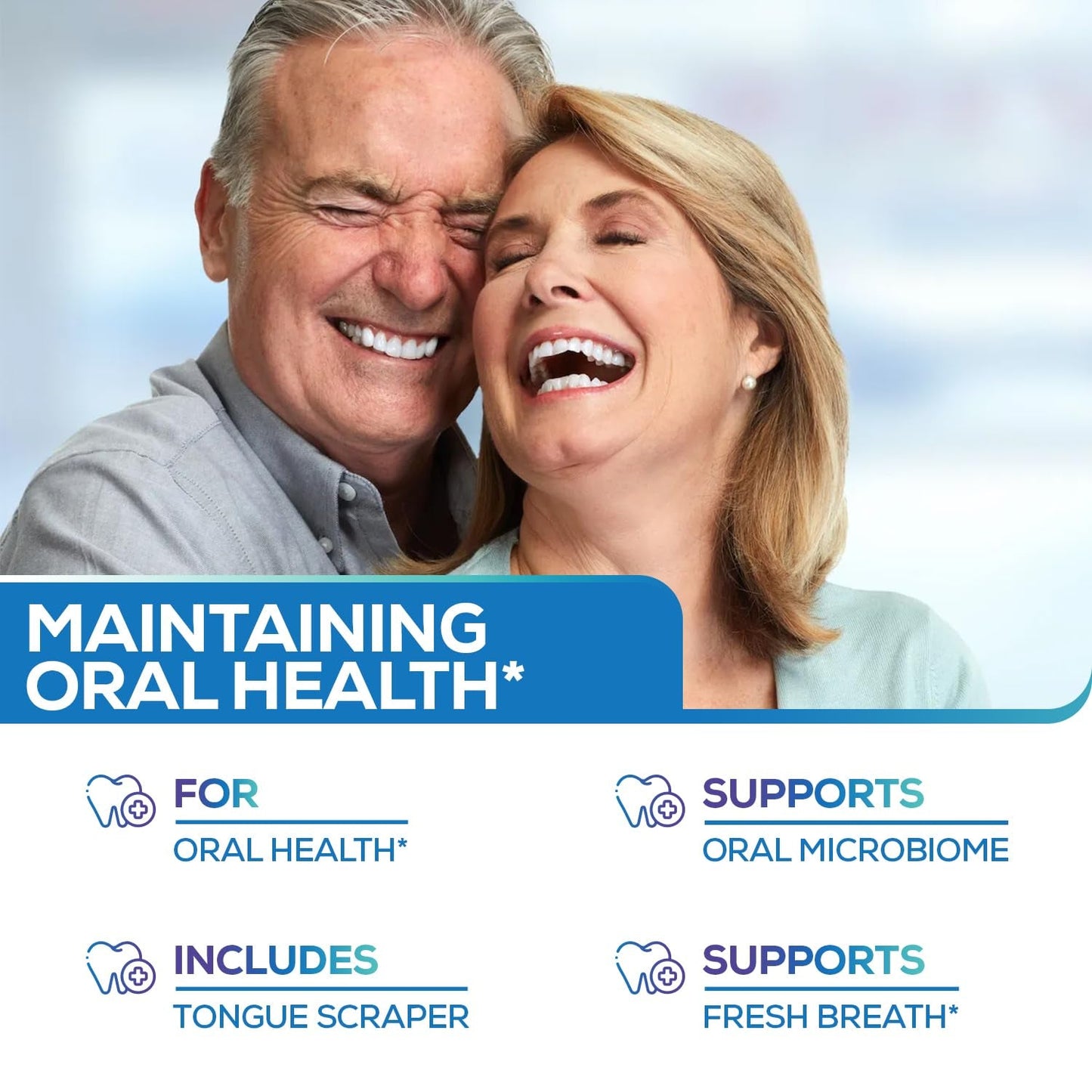 Natural Oral Health Probiotic 60 Tablets - Gum Support