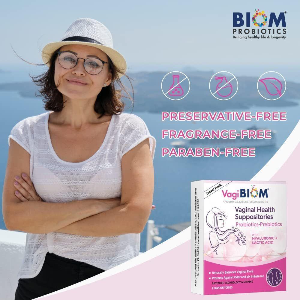 Natural Vaginal Health Probiotic Suppository Pack
