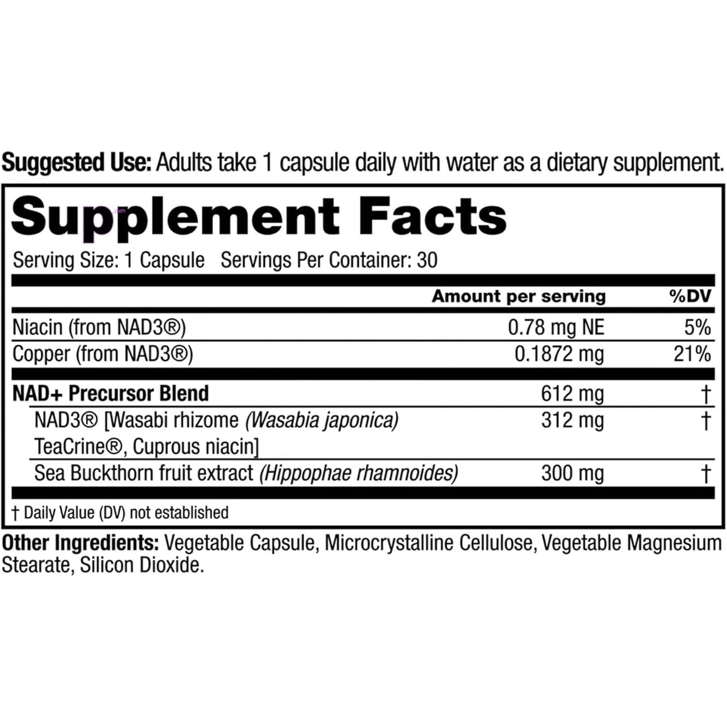 Premium NAD+ Supplement - Energy & Anti Aging Booster