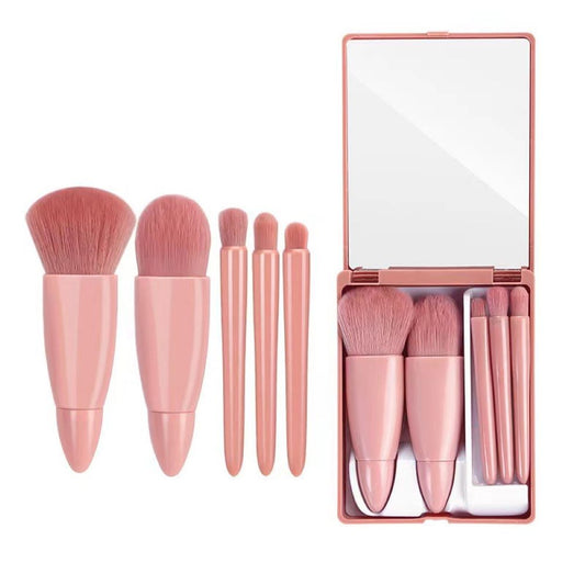 5PCS Soft Fluffy Mirror Makeup Brushes Set