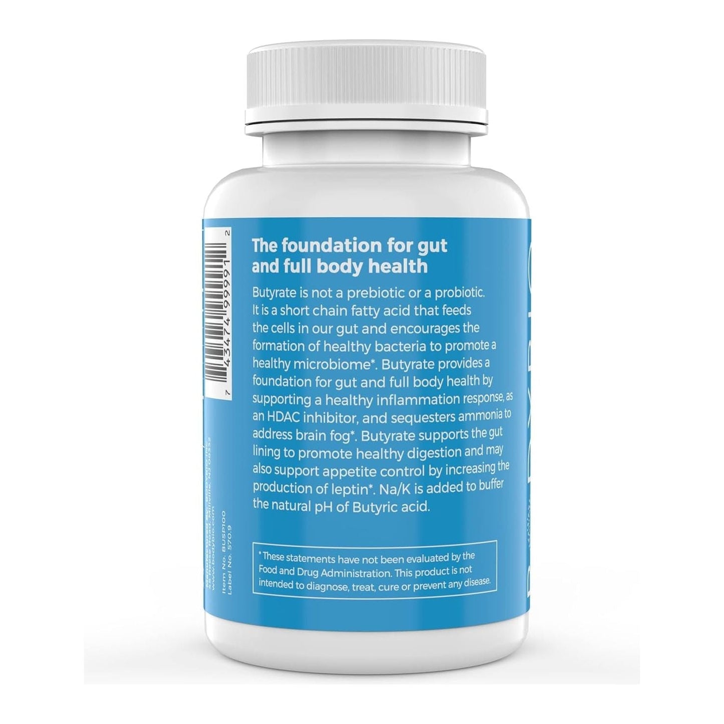 Natural Butyrate Capsules for Gut Health & Digestive Support