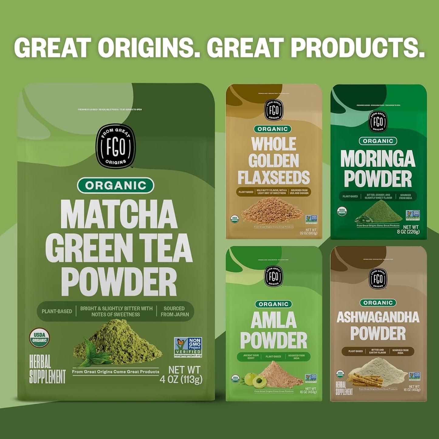 Natural Matcha Green Tea Powder - 113g Boost Energy
