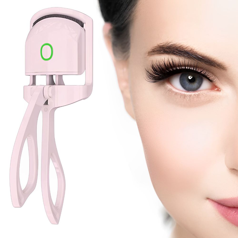 Portable Electric Heated Eyelash Curler - USB Rechargeable