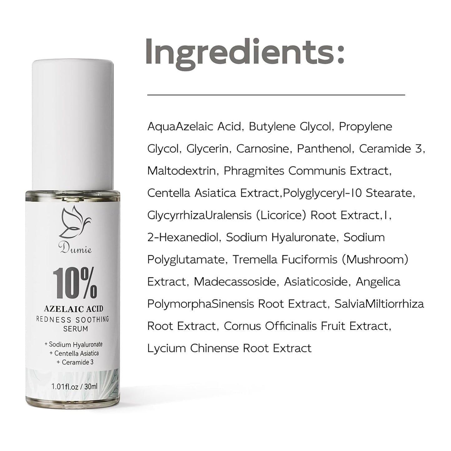 Gentle Azelaic Acid Calming Face Serum 30ml
