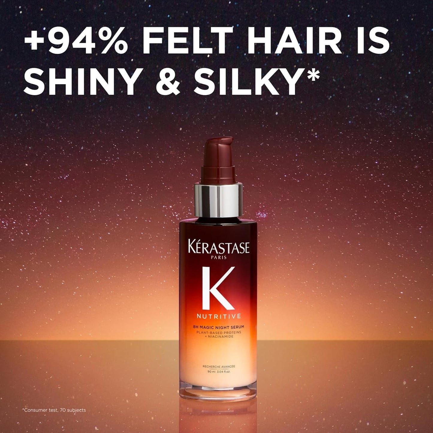 Hydrating Night Hair Serum for Softness and Glow