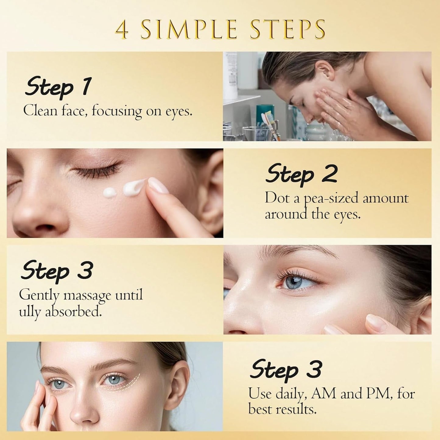 Anti Aging Eye Serum 20ml - Wrinkle Reducing & Smoothing
