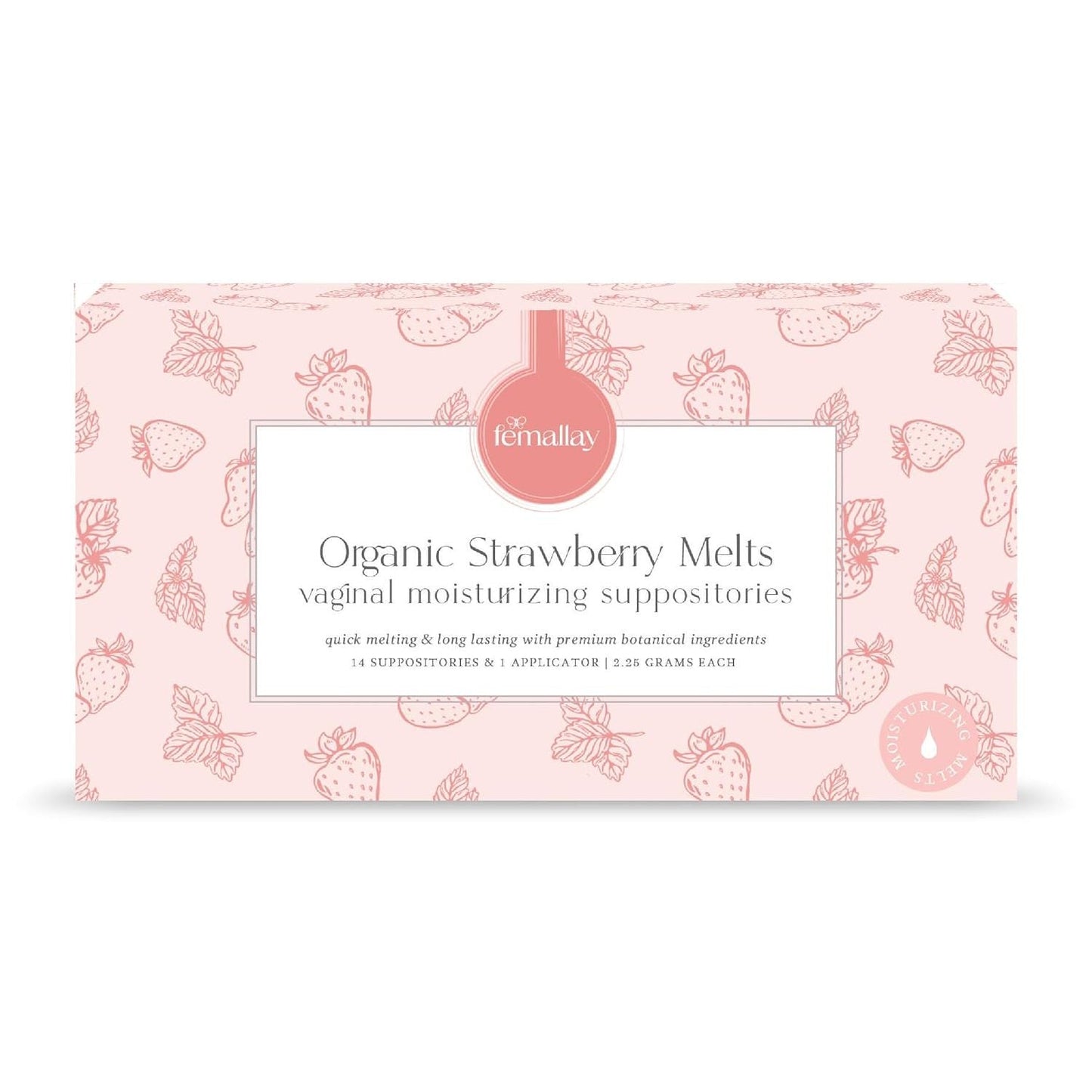 Natural Vaginal Moisture Suppositories for Dryness Relief
