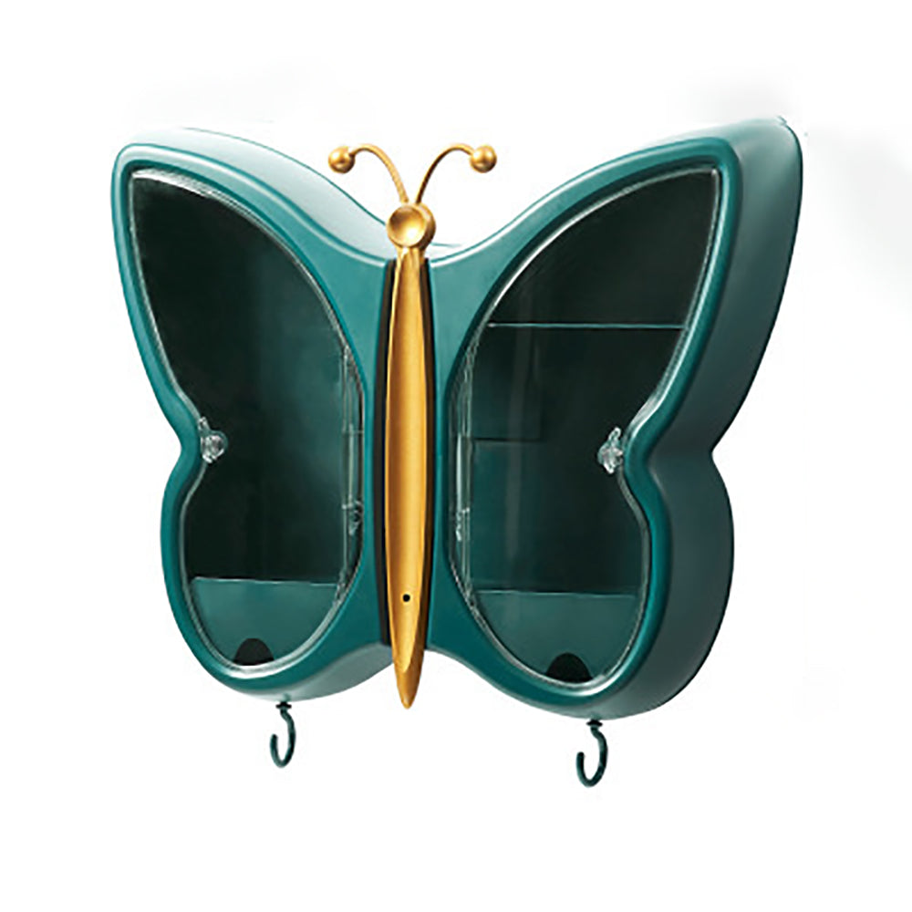 Butterfly-Shaped Jewelry and Cosmetic Storage Box