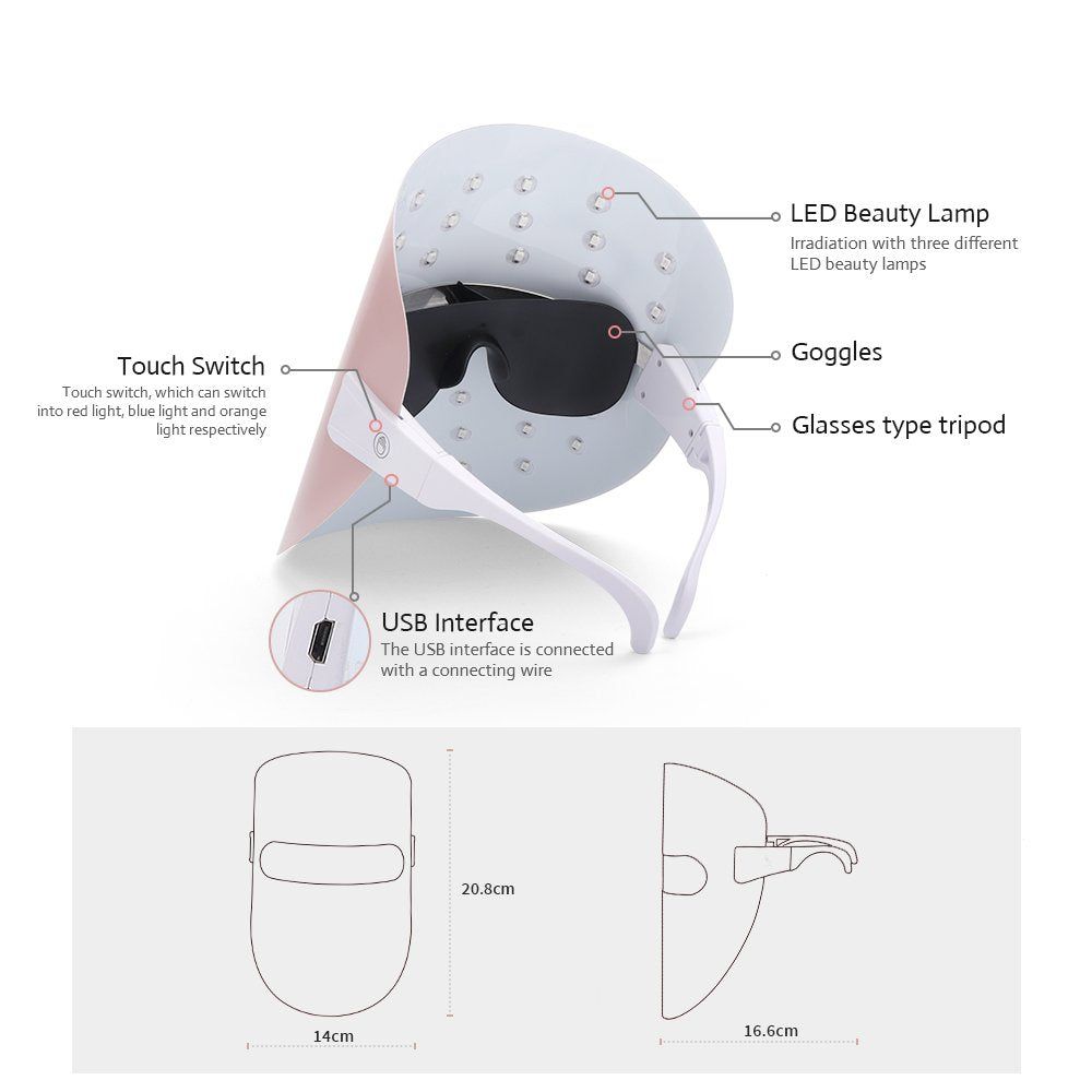 LED Facial Mask Photon Therapy