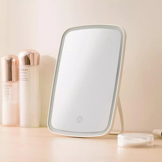 LED Makeup Mirror with Touch Dimmer Switch and Portable Stand