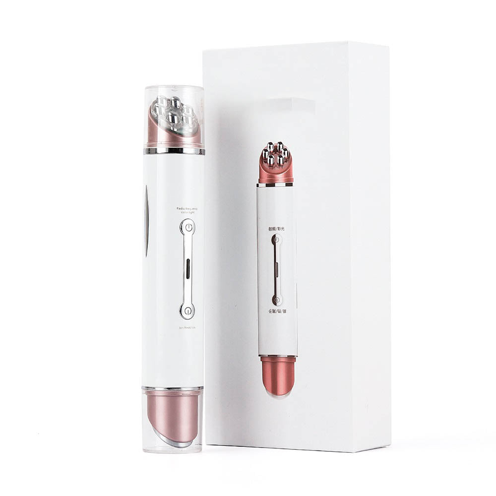 LED Photon Therapy High Vibration EMS Heating Face Eye Massager