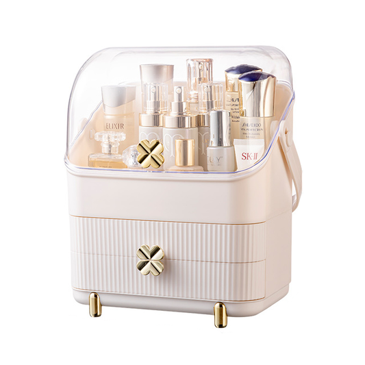 Makeup Organizer - Bathroom Waterproof Cosmetic Storage Box