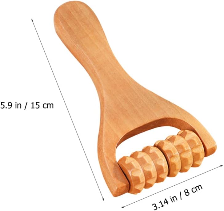 Roller Massager - Wooden Therapy Body Massage Tool