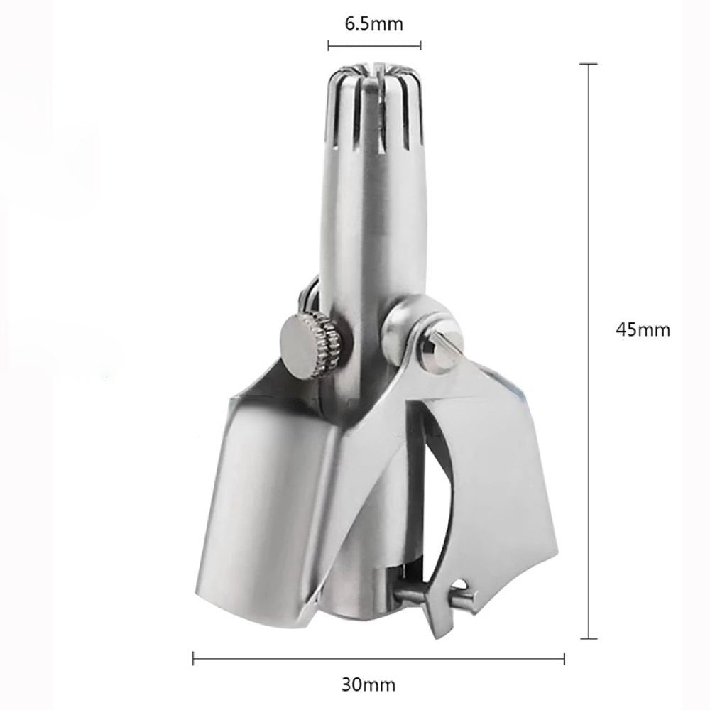 Stainless Steel Nose Hair Trimmer - Nasal Shaver