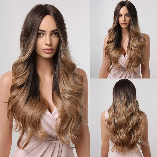 Women Long Wavy Wig
