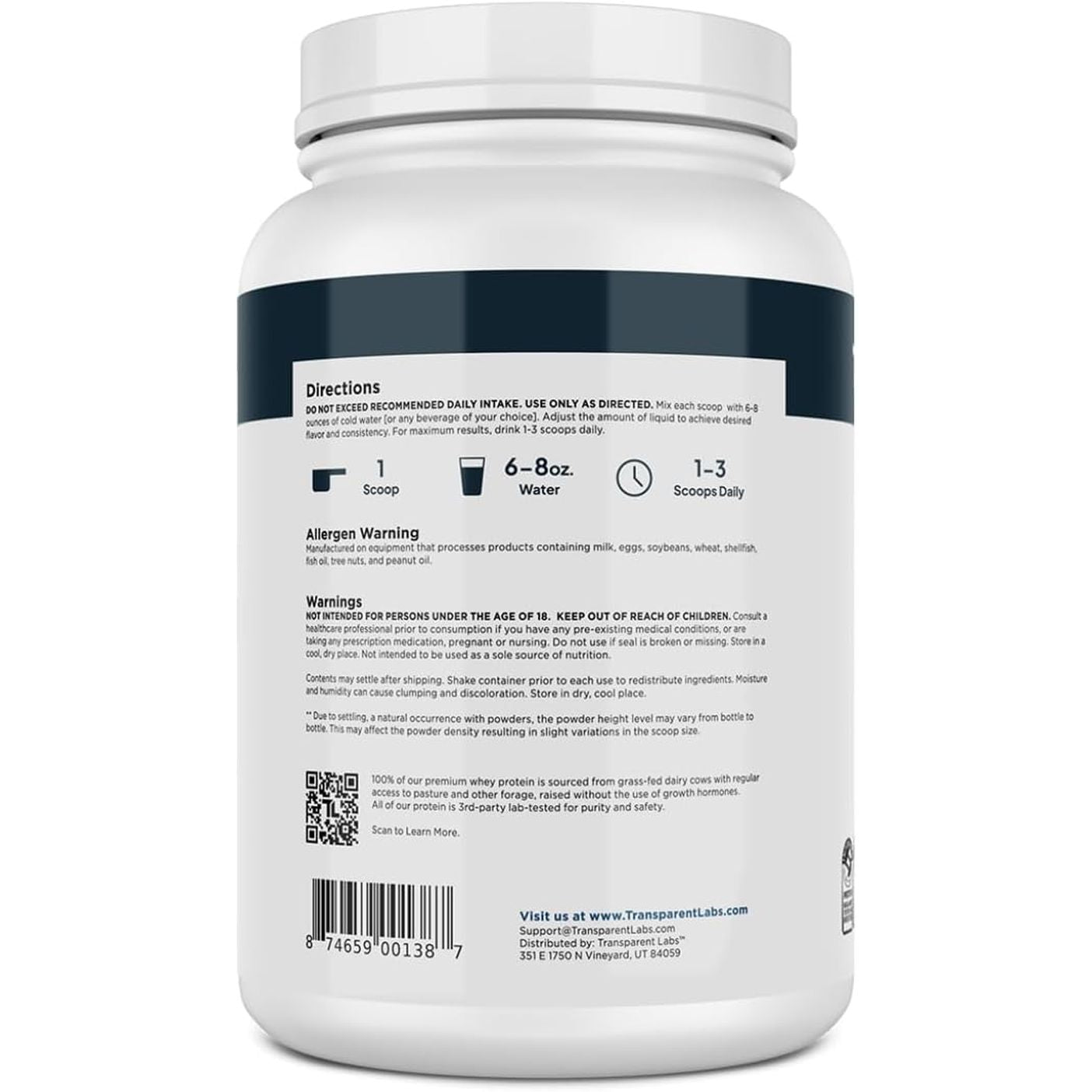 Pure Whey Protein Powder 30 Servings Milk Chocolate Flavor