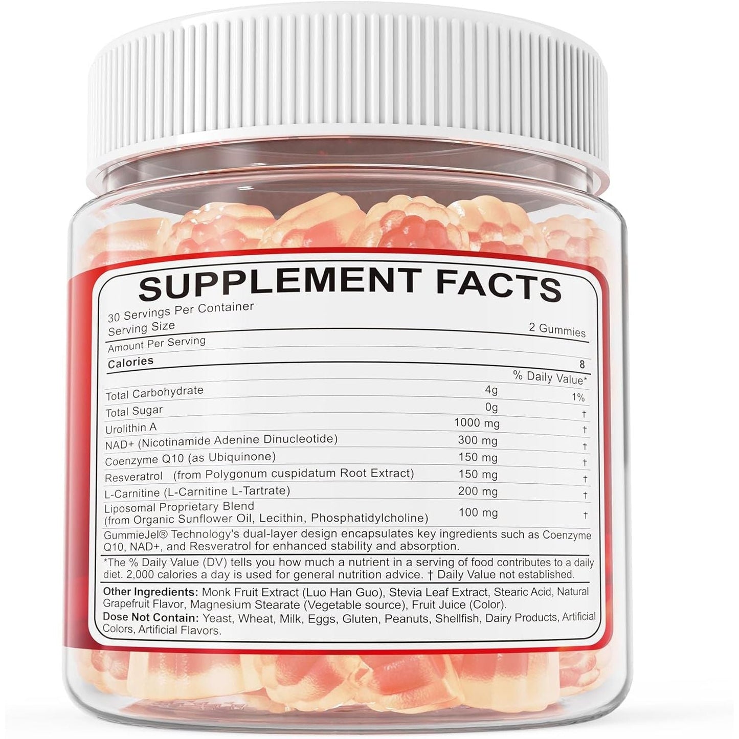 Anti Aging Urolithin A Gummies for Vitality Boost