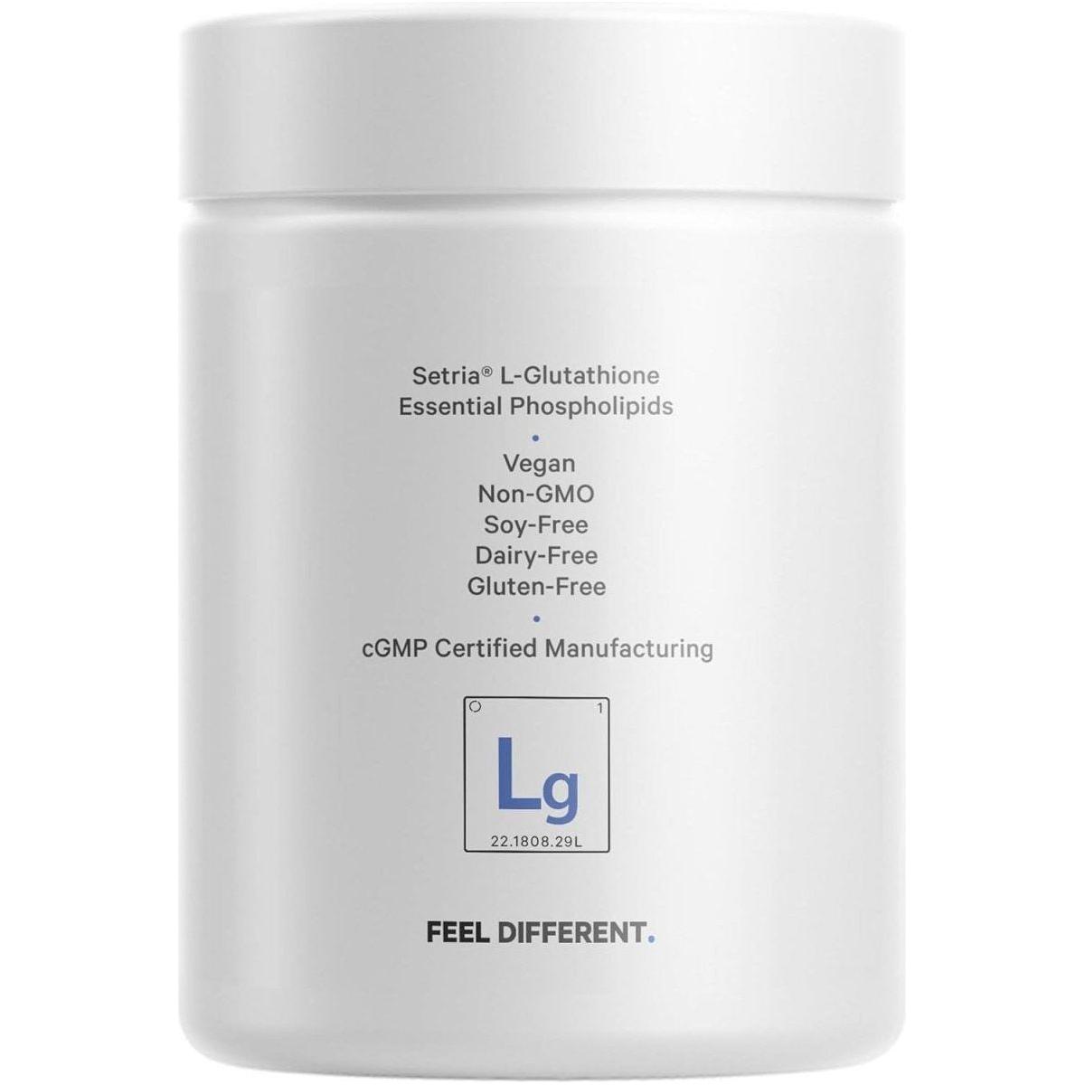Vegan Glutathione Capsules 500mg for Detox Support