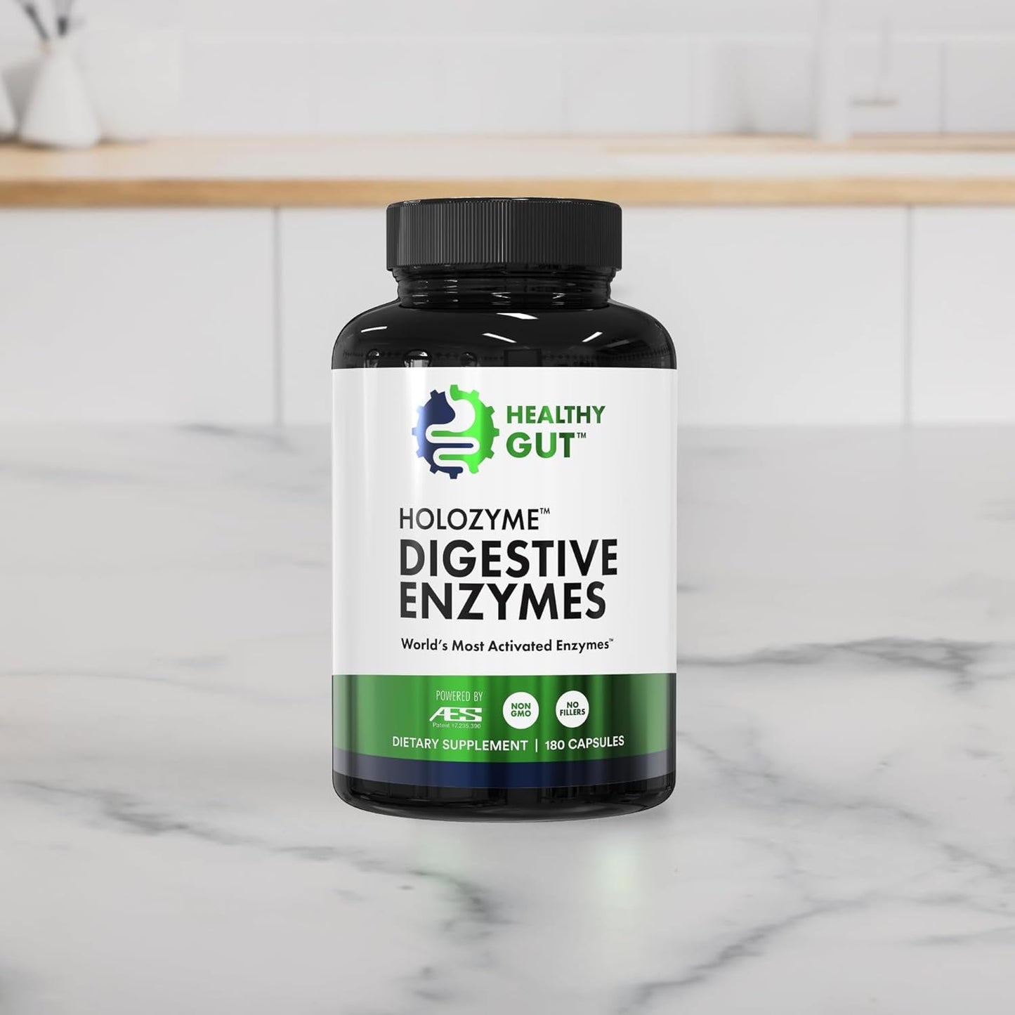 Natural Digestive Enzyme Supplement - 180 Capsules