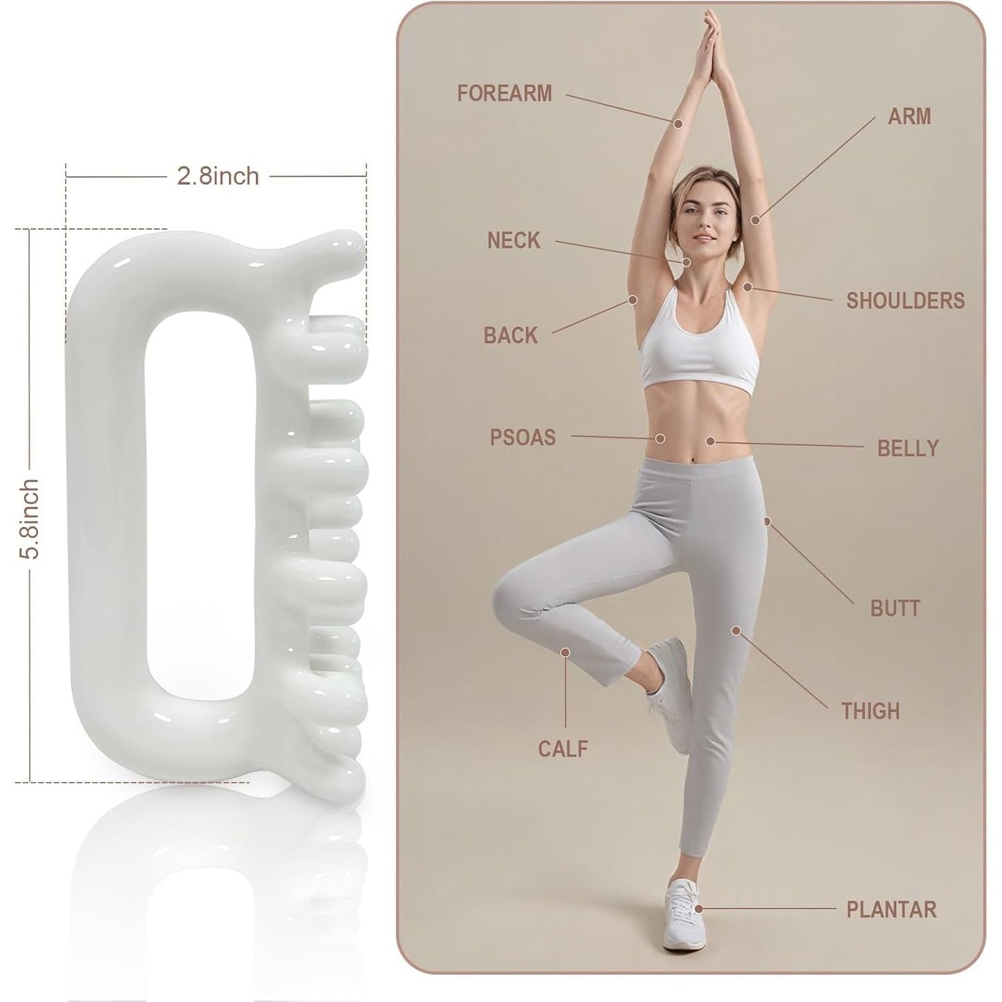 Professional Body Massage Roller for Cellulite Relief