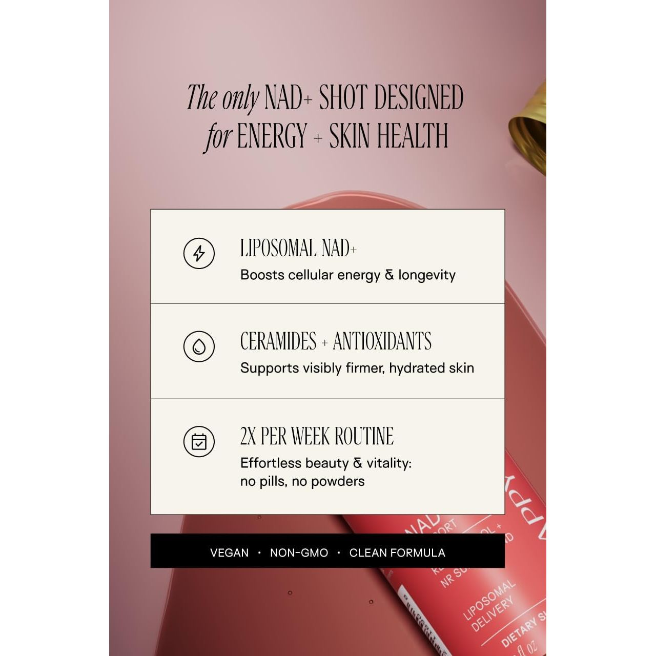 Boosting Energy Brain Support Liquid Supplement 10 Pack