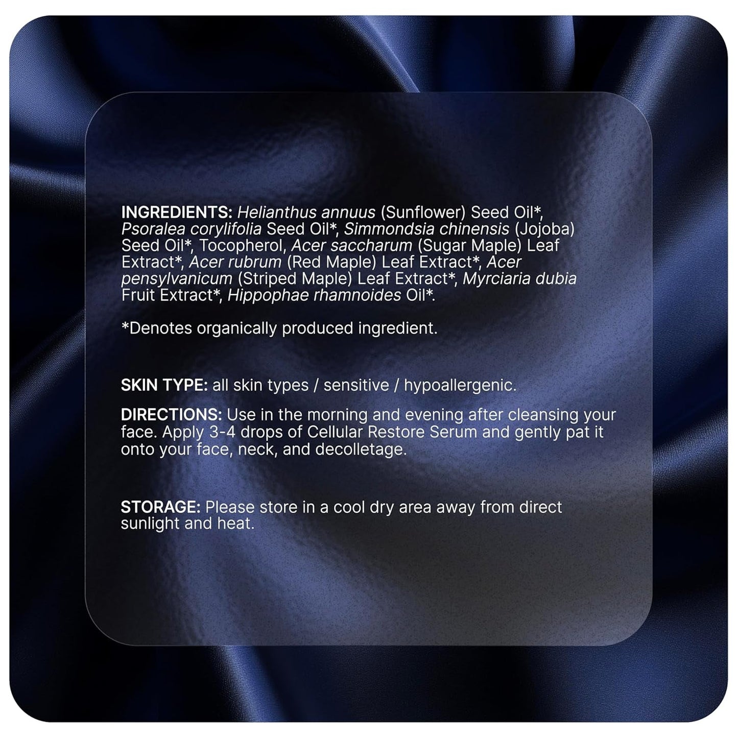 Natural Anti Aging Face Serum - Reduces Wrinkles