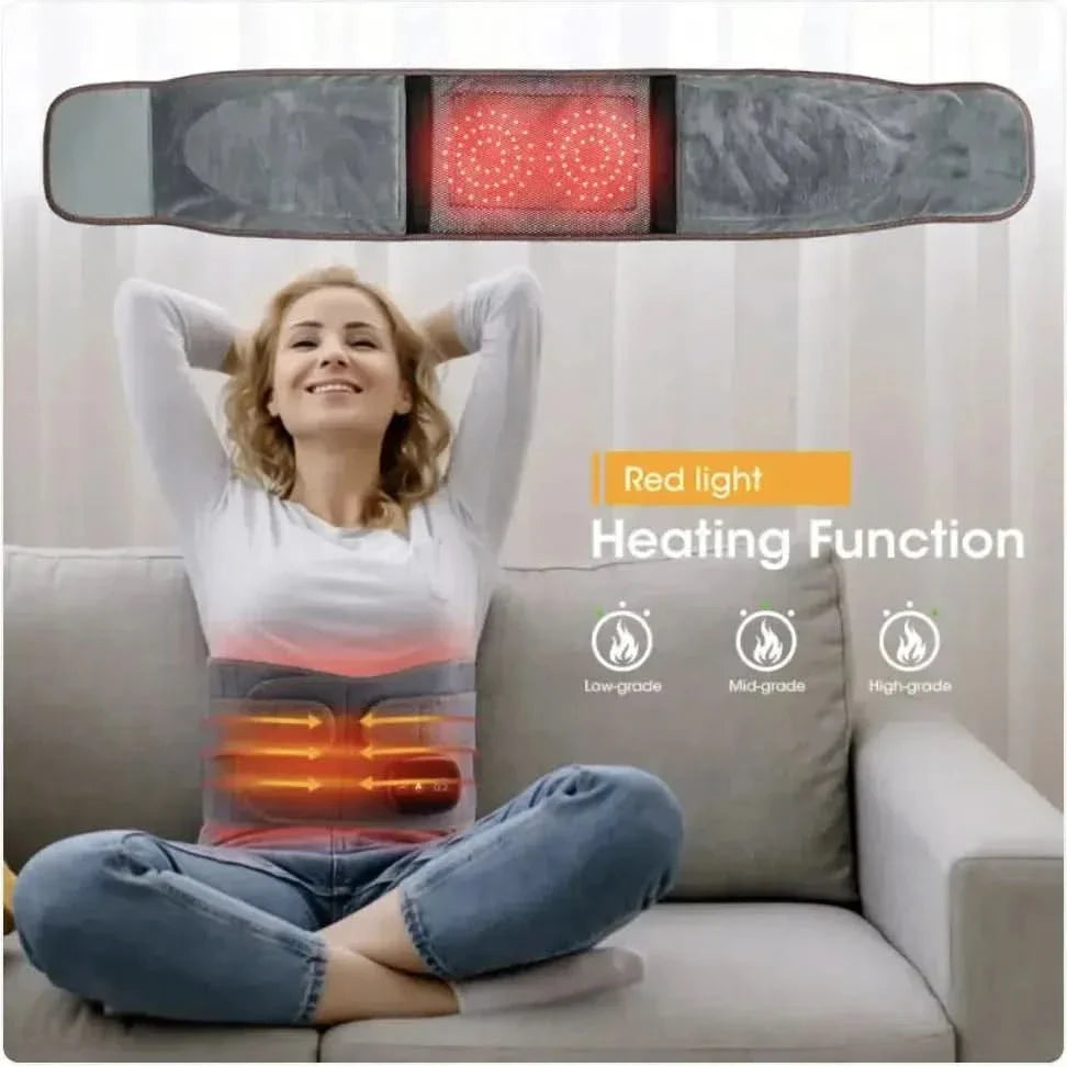Heated Back Massager Belt for Pain Relief