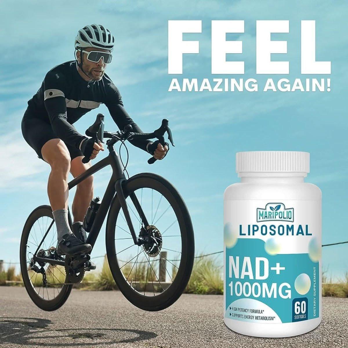 High Potency NAD+ Supplement 1000mg for Energy Boost