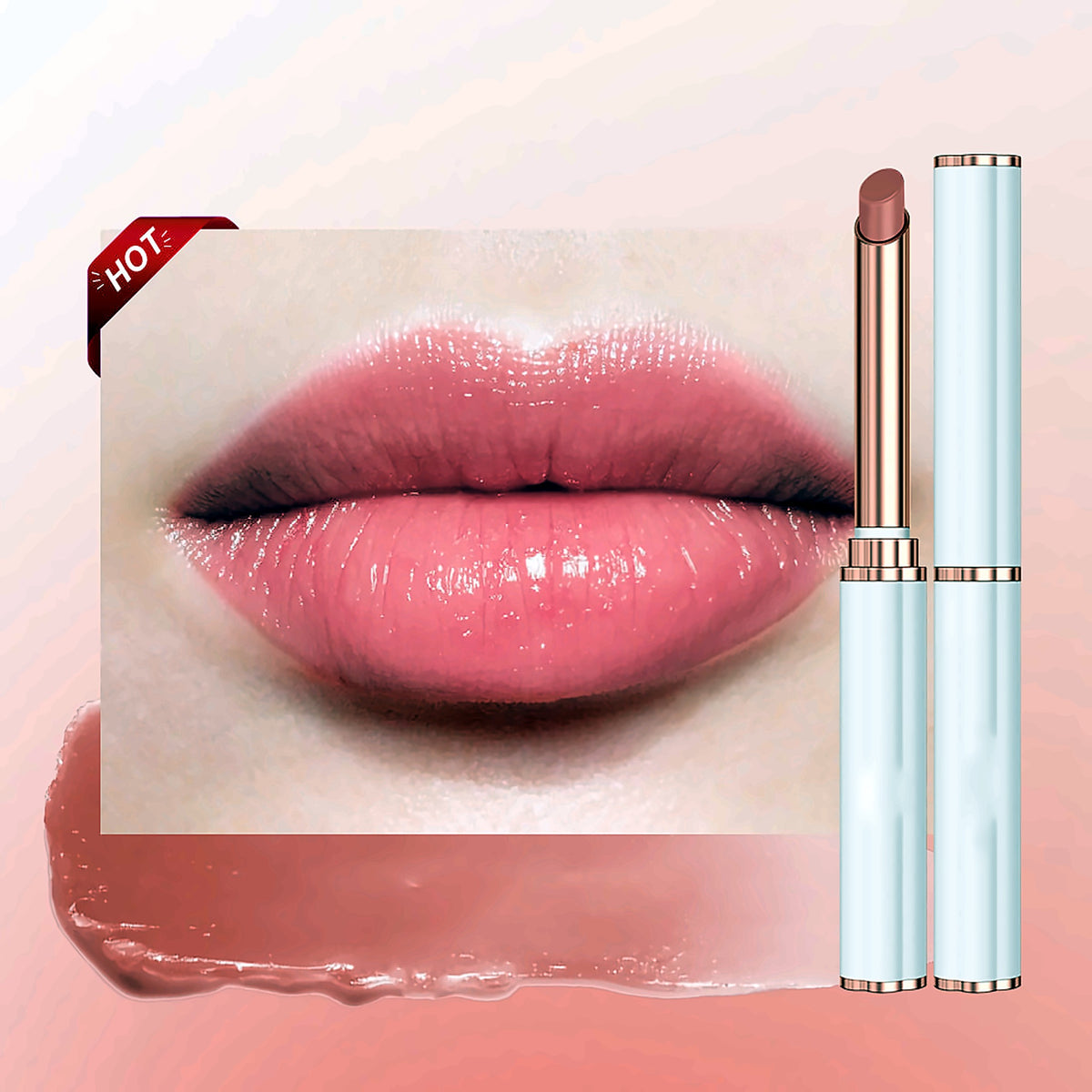 Colour-changing lip balm – cinnamon