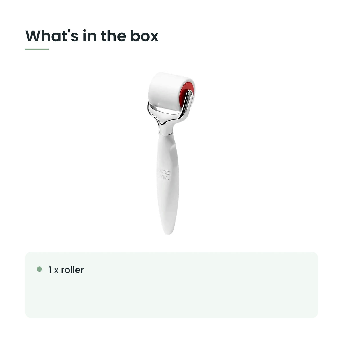 What's in the box: 1 x roller