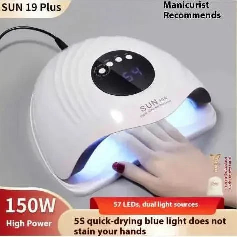 Professional 150W UV Nail Lamp with Fast Curing Blue Light