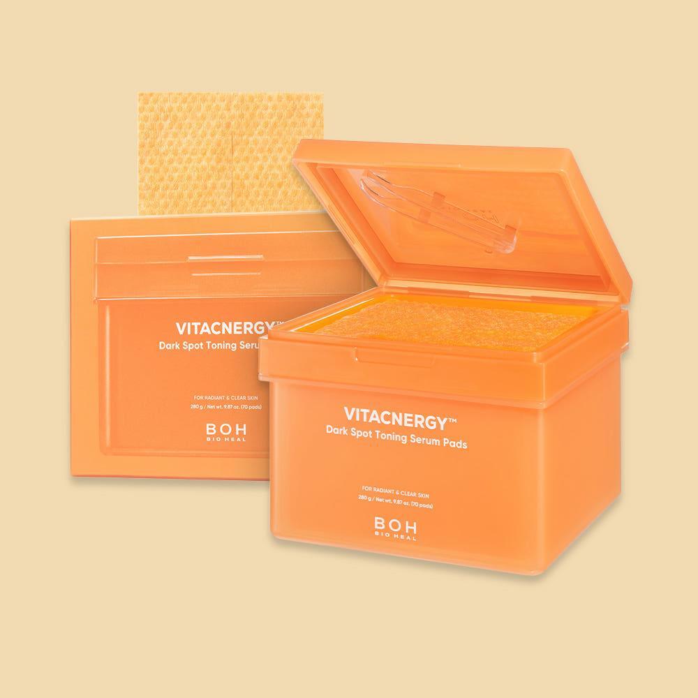 Natural Glow Face Serum Pads with Vitamin C