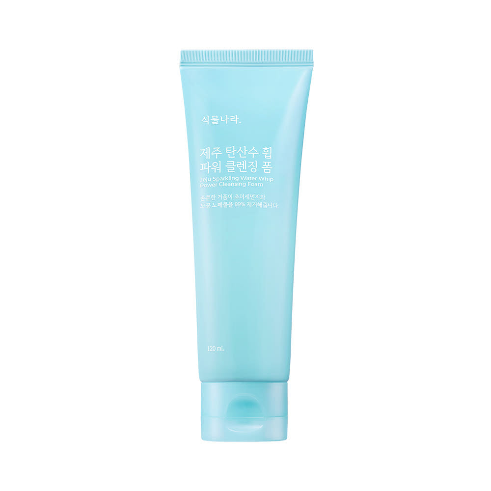 Natural Facial Cleansing Foam with Sparkling Water