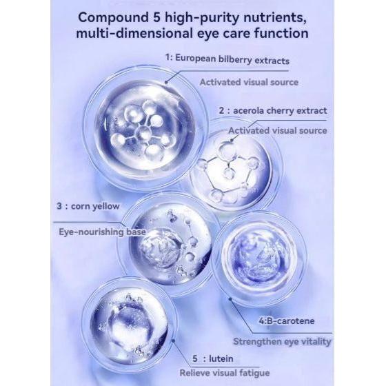 Kids Eye Health Supplement Tablets with Lutein and Bilberry