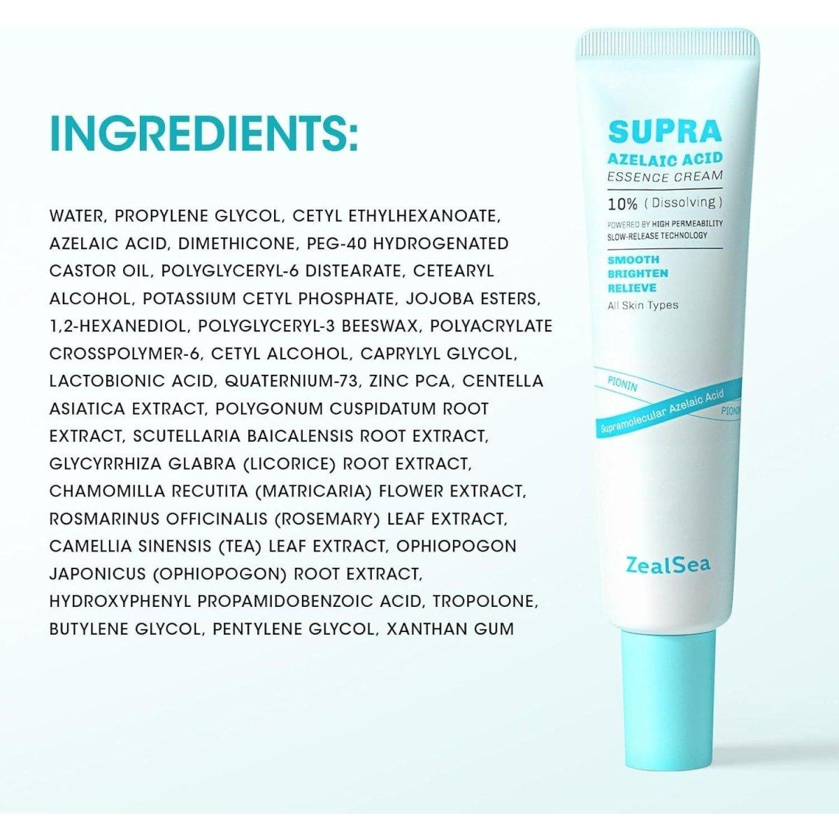 Gentle Azelaic Acid Moisturizing Cream 10% - 30ml