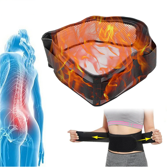 Tourmaline Self-Heating Magnetic Waist Support Belt