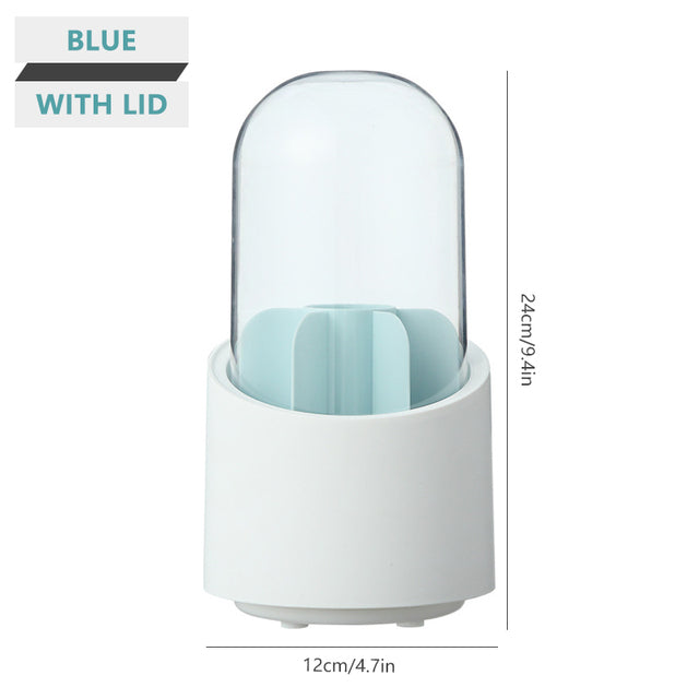 360° Rotating Makeup Brush Storage Box