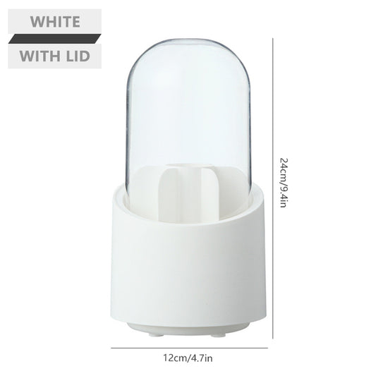 360° Rotating Makeup Brush Storage Box