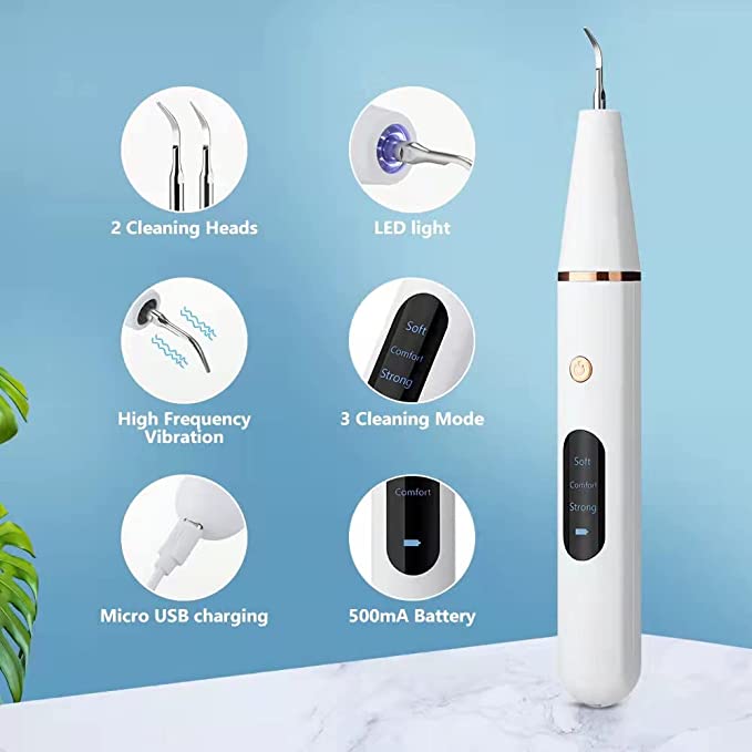 Professional Ultrasonic Tooth Cleaner Tartar and Plaque Removal