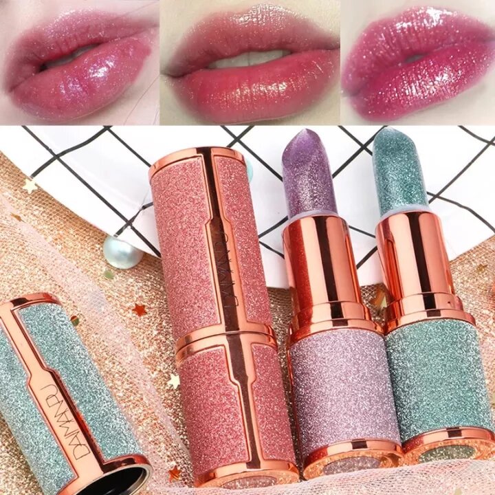 Colour Changing Glitter Matte Lipstick