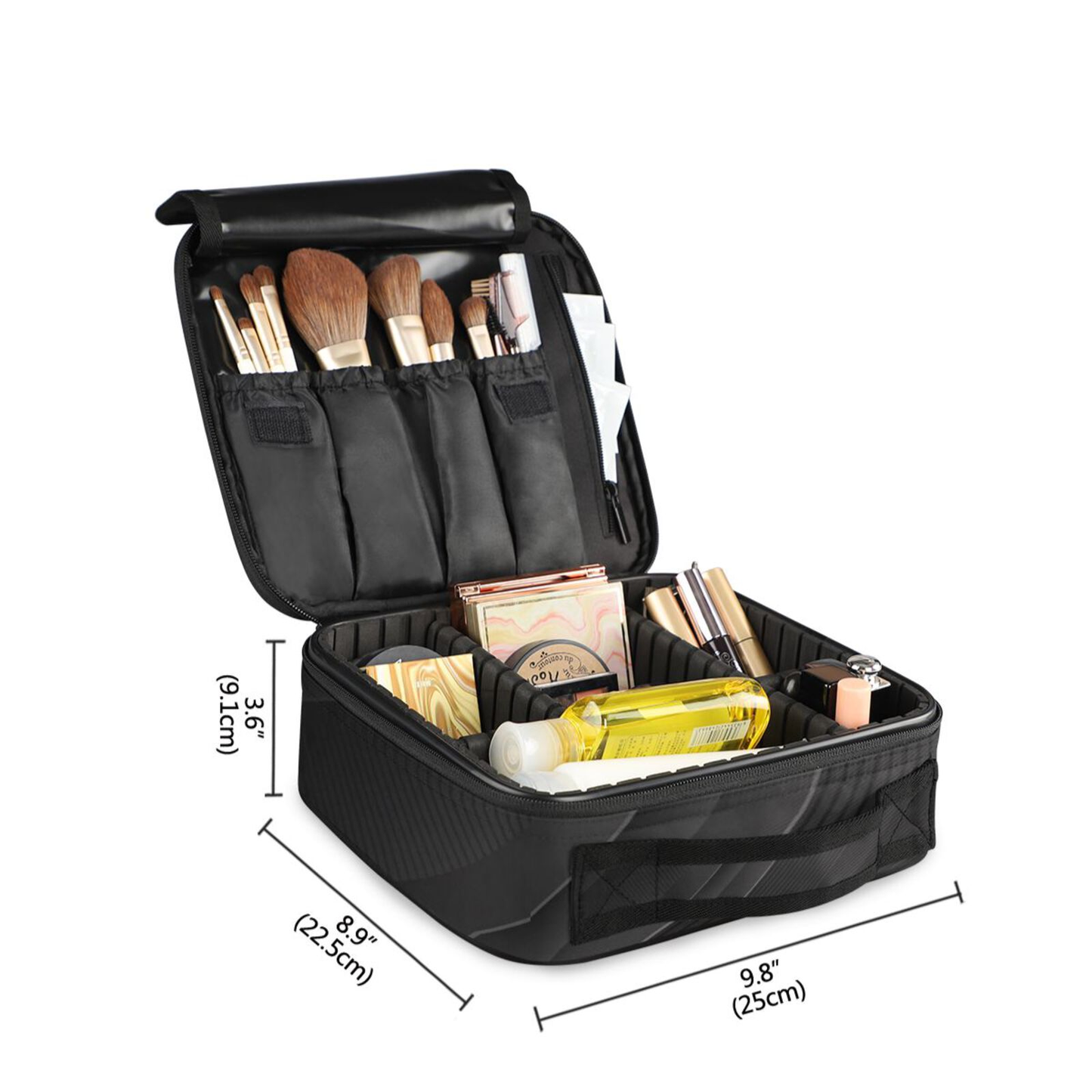 Cosmetic Bag Travel Makeup Organizer with Large Capacity